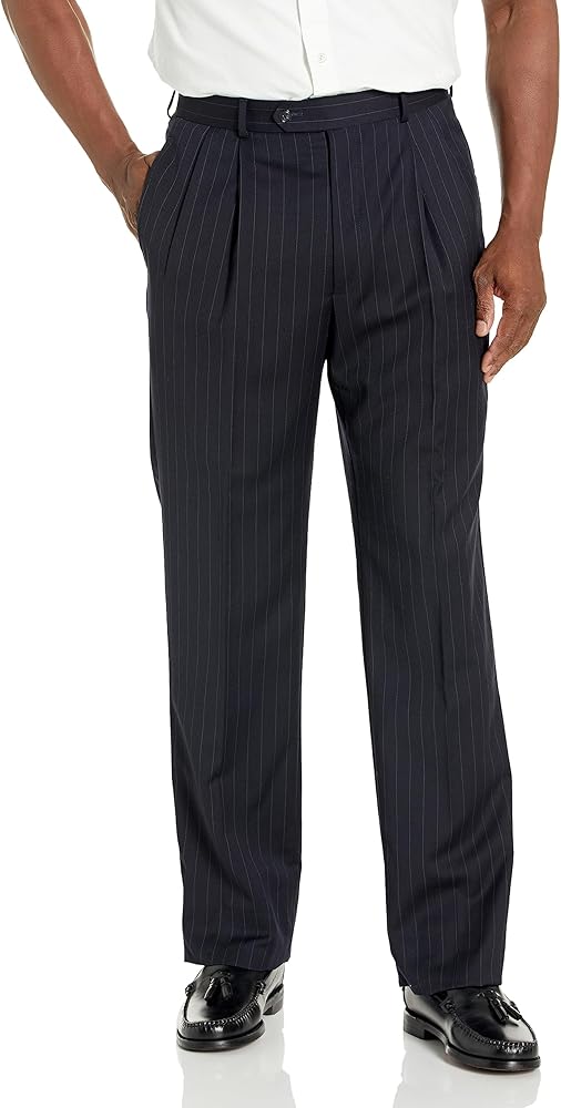 Palm Beach Men's High Twist Wool Suit Separate Double Reverse Pleats Pants