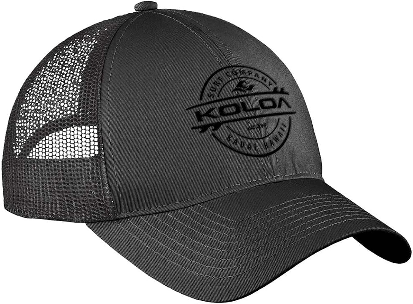 Joe's USA Koloa Surf Thruster Logo Old School Curved Bill Mesh Snapback Hats