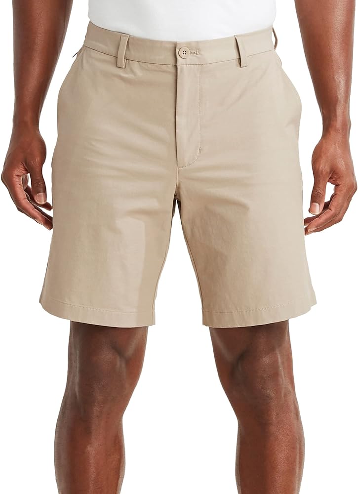 vineyard vines Mens 17 Inch Performance On-The-go Casual Shorts, Khaki, 38 Regular US