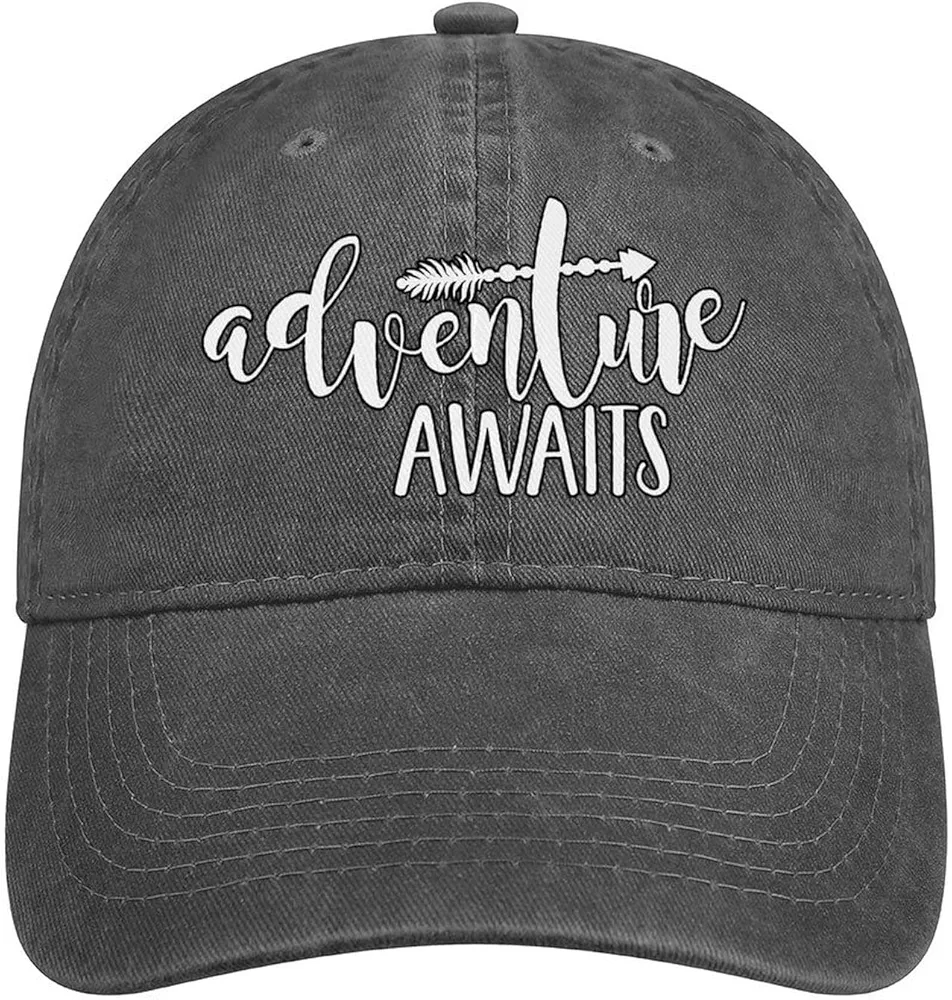 Adventure Awaits Arrow Baseball Cap Men and Women Trucker Hat Adjustable Dad Hat UV Protection