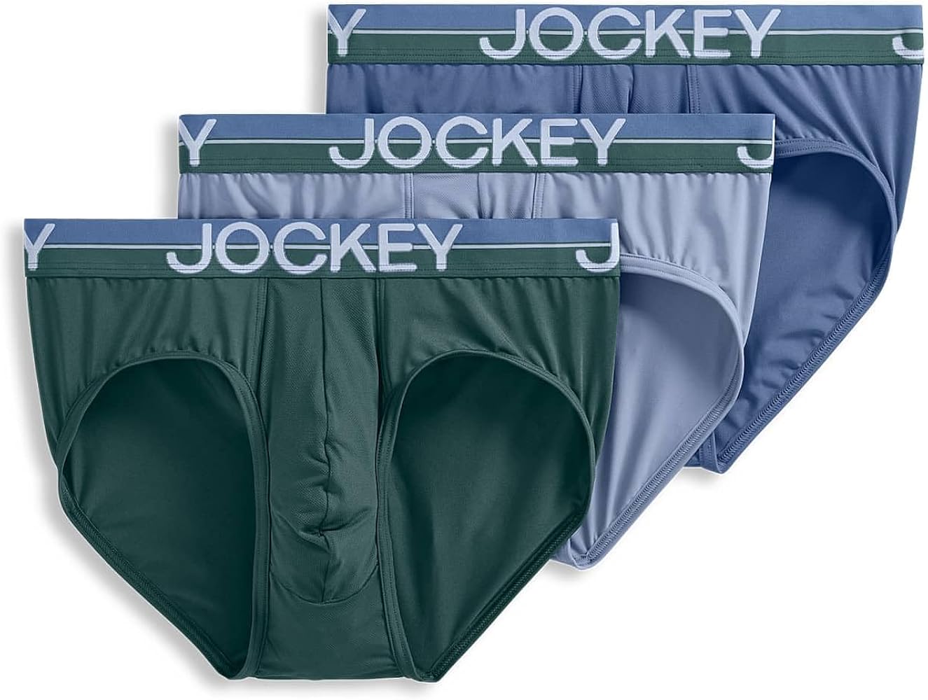 Jockey Men's Underwear Infinite Cool Microfiber Stretch Brief - 3 Pack