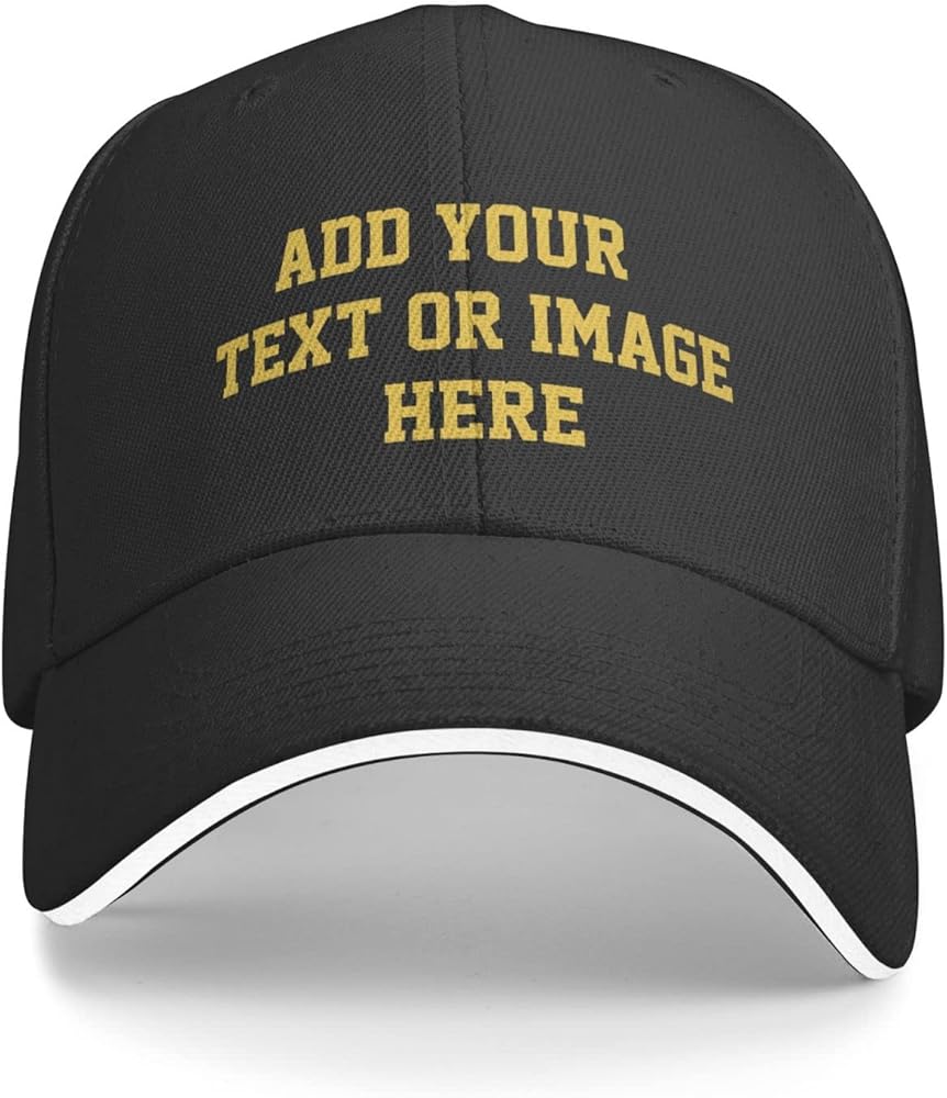 Custom Hats Personalized Hat Customize Baseball Cap Custom Adjustable Trucker Hat for Men & Women