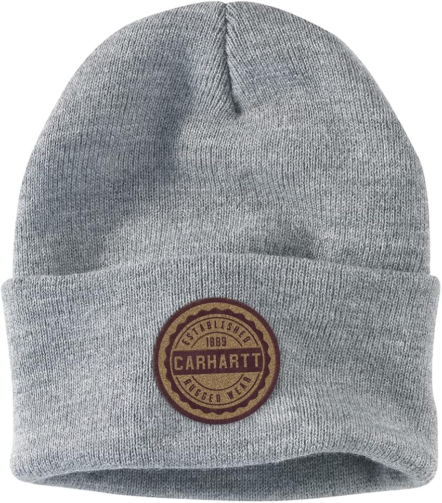 Carhartt Men's Knit Watercolor Camo Patch Beanie