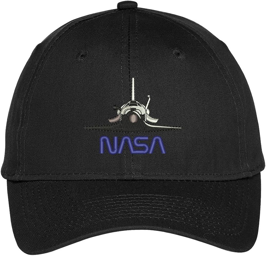 Trendy Apparel Shop Space Shuttle NASA Embroidered Snapback Adjustable Baseball Cap