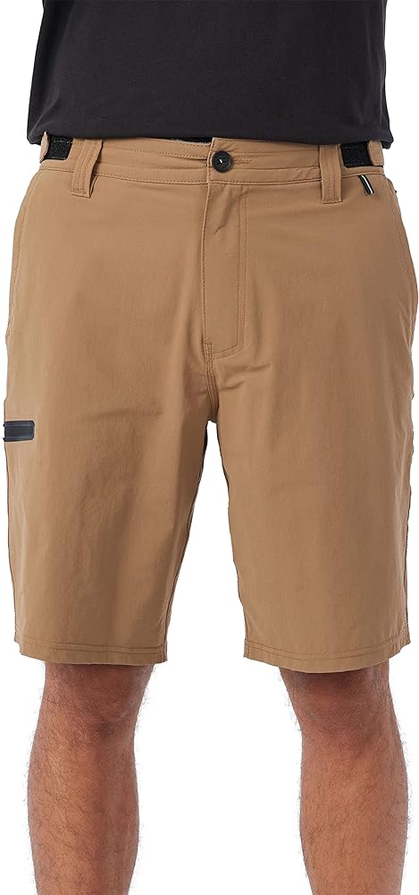 O'NEILL Men's 20 Inch Cargo Hybrid Shorts - Water Resistant Mens Shorts with Elastic Waist and Quick Dry Stretch Fabric