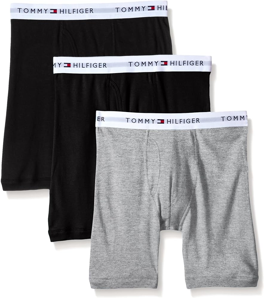 Tommy Hilfiger Men's Underwear Multi-Pack Cotton Classics Boxer Briefs