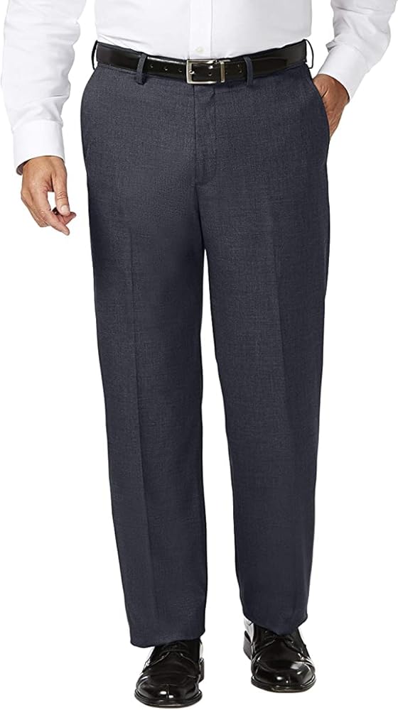 J.M. Haggar Men's Classic Fit Flat Front Dress Pant-Regular and Big & Tall Sizes