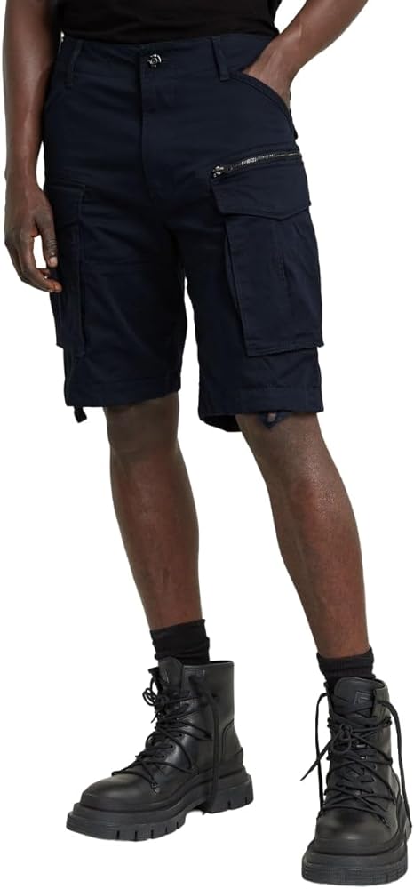 G-STAR RAW Men's Rovic Zip 3D Relaxed Fit Cargo Short, Salute Blue, 40