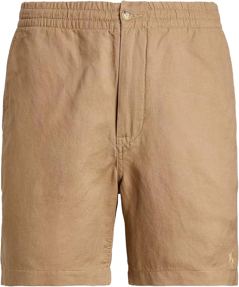 Polo Ralph Lauren Men's 6-Inch Classic Fit Linen-Cotton Shorts - Khaki - 2XL