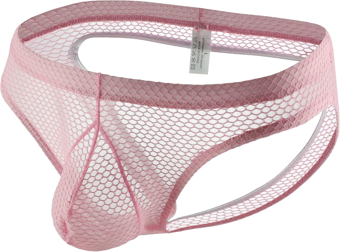 Men's See Through Mesh Jockstrap Underwear Jock Strap Backless Underpants