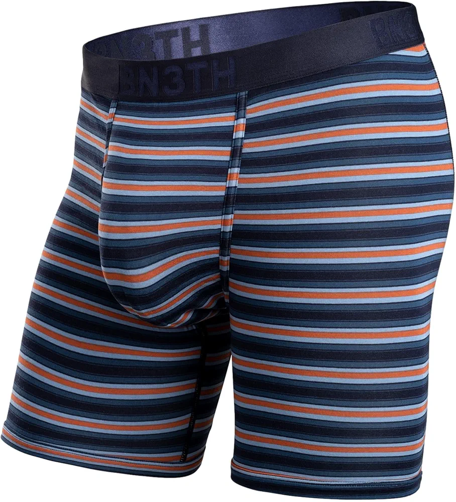 BN3TH Classic Boxer Brief - Print - Men's Track Stripe/Dark Navy Medium