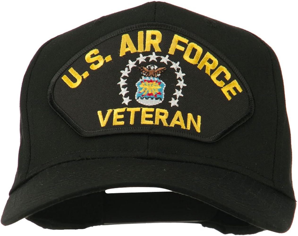 e4Hats.com US Air Force Veteran Military Patch Cap