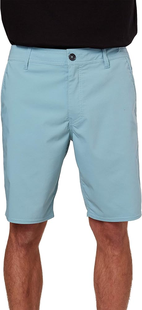 O'NEILL Mens Hybrid Series Fixed Waist 20 Inch Aqua/Stockton Hybrid 32