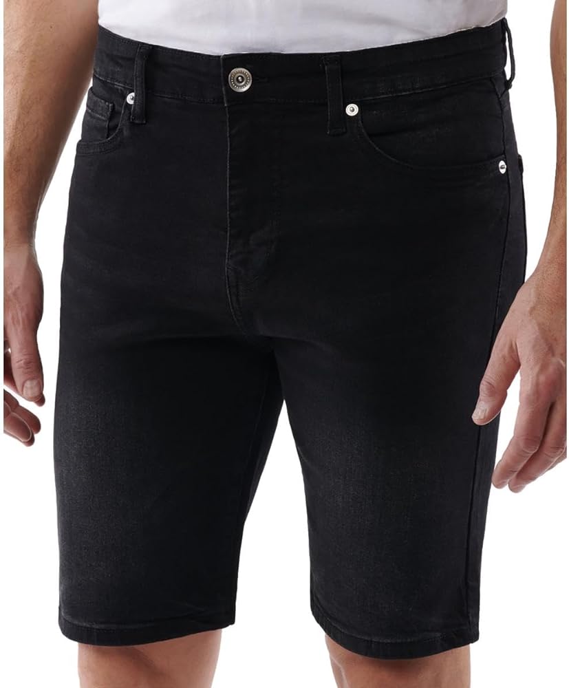 Lazer Mens Slim Fit above Knee Denim Shorts