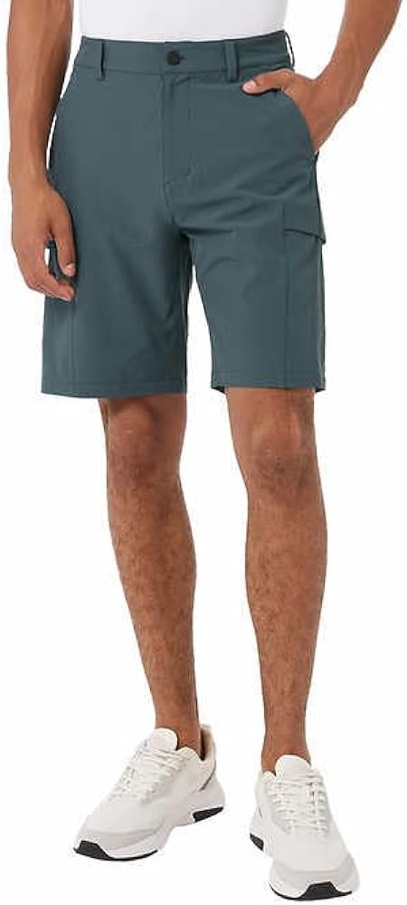 32 Degrees Men's Tech Cargo Short (as1, Numeric, Numeric_40, Regular, Regular) Grey