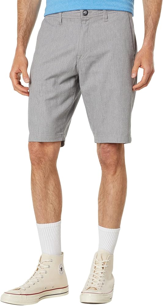 Volcom Men's Frickin Modern Stretch Chino Shorts Grey