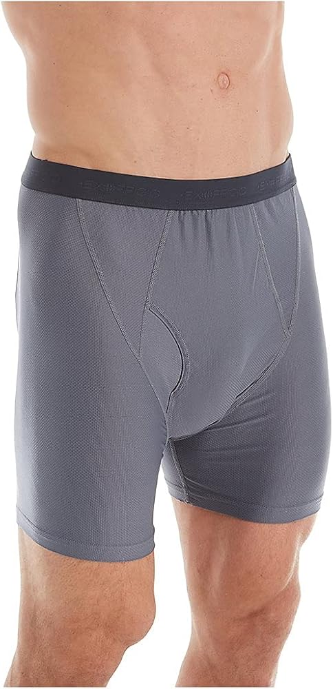 ExOfficio Men's Give-n-go 2.0 Boxer Brief - Steel Onyx