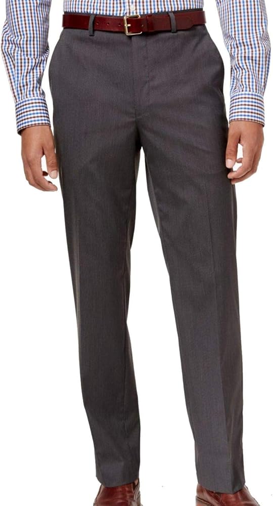 Michael Kors Mens Tic Dress Pants Slacks, Grey, 36W x 30L