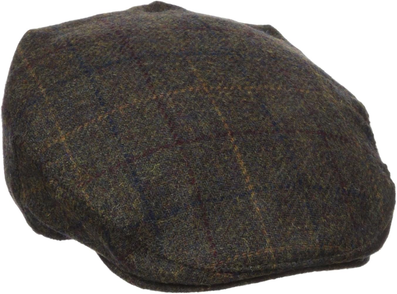 Henschel Hats Men's Wool Blend Plaid Ivy Hat with Quilt Lining