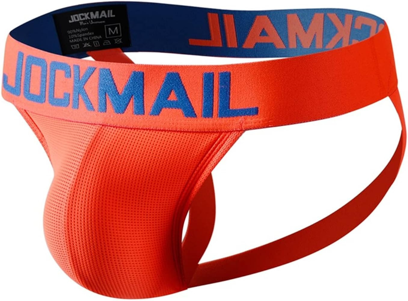 JOCKMAIL Mens Briefs Jock Strap Rainbow Breathable Men Sport Underwear Jockstrap for Gym Sport