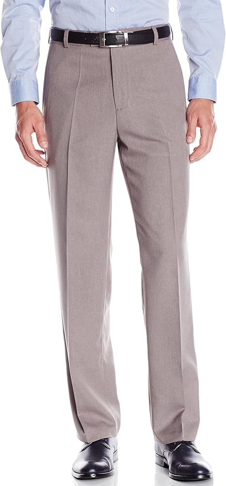 Kenneth Cole Reaction Men's Vertical Texture Modern-Fit Flat-Front Pant