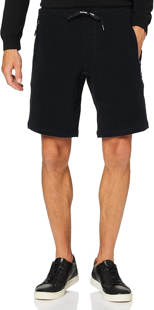 Armani Exchange Men's Drawstring Bermuda Short with Zip Pockets