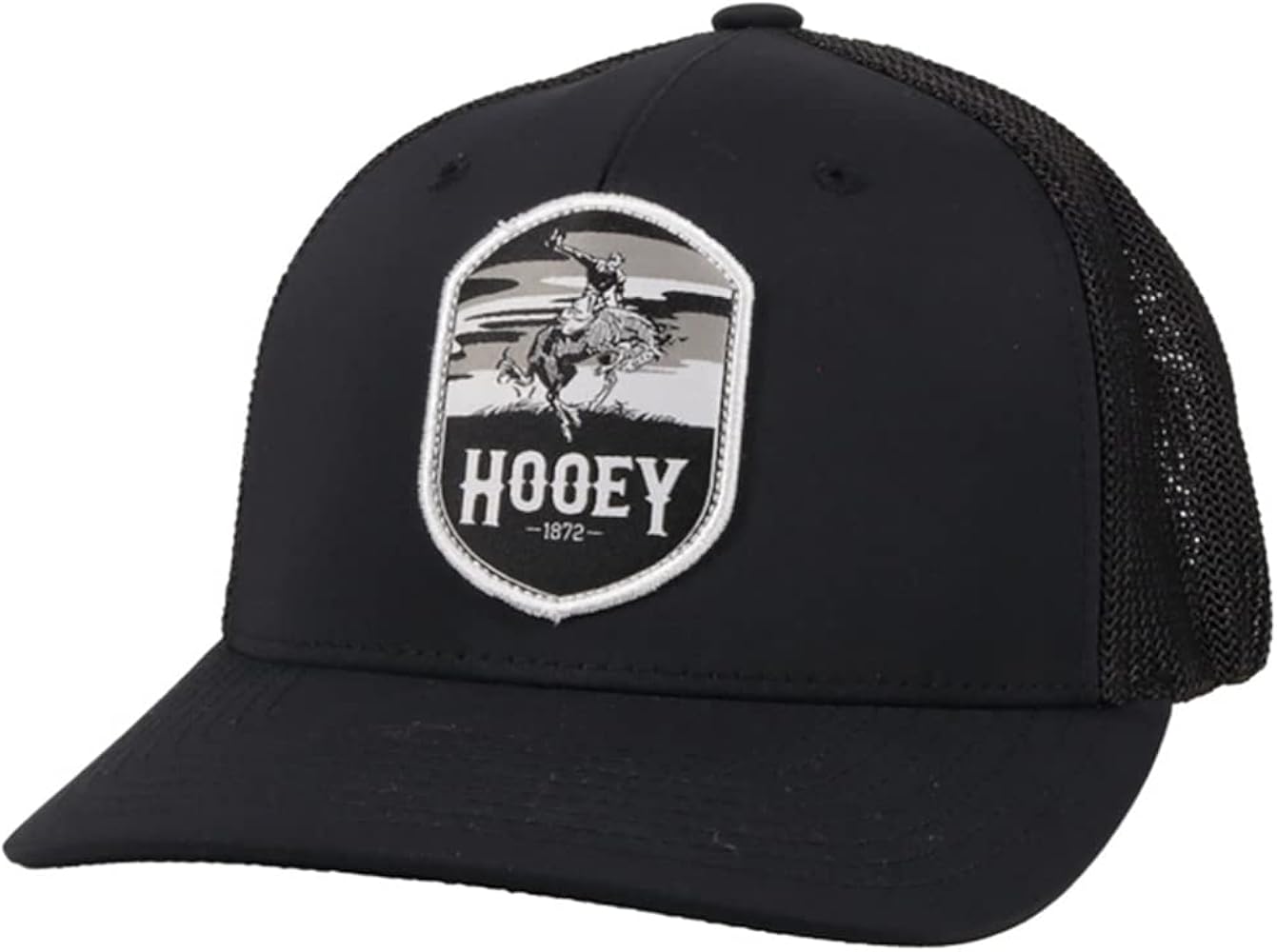 HOOEY Cheyenne Flexfit 5-Panel Western Lifestyle Curved Bill Bullrider Sunset Patch Hat