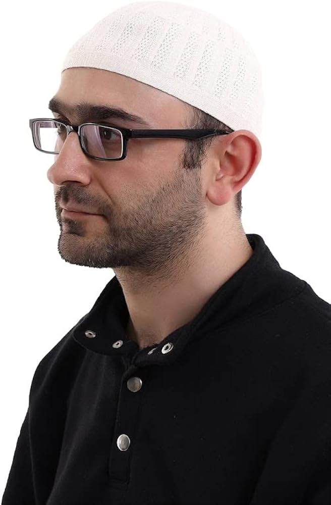 ihvan online Turkish Muslim Winter Kufi Hats for Men, Taqiya, Takke, Peci, Islamic Caps, Islamic Gifts, Standart Size