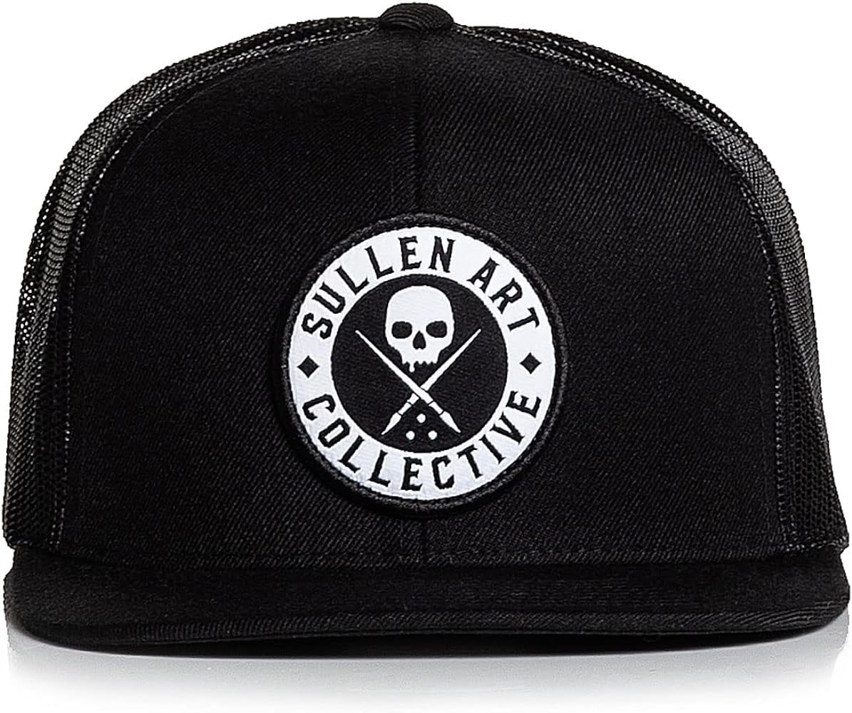 Sullen Badge of Honor BOH Mesh Back Snapback Tattoo Lifestyle Hat - Black