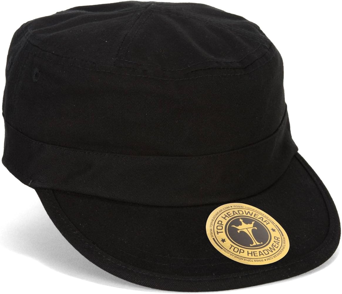 TopHeadwear Washed Cotton Cadet Cap