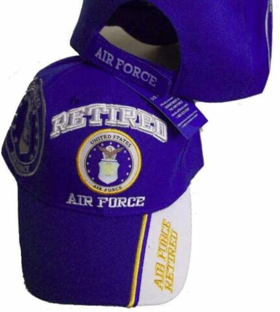 USA Retired AIR Force Baseball Style Embroidered HAT Ball Cap Vet us Veteran 130 Multi