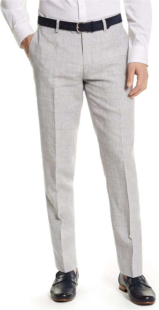 Mens Linen Slim Fit Pants