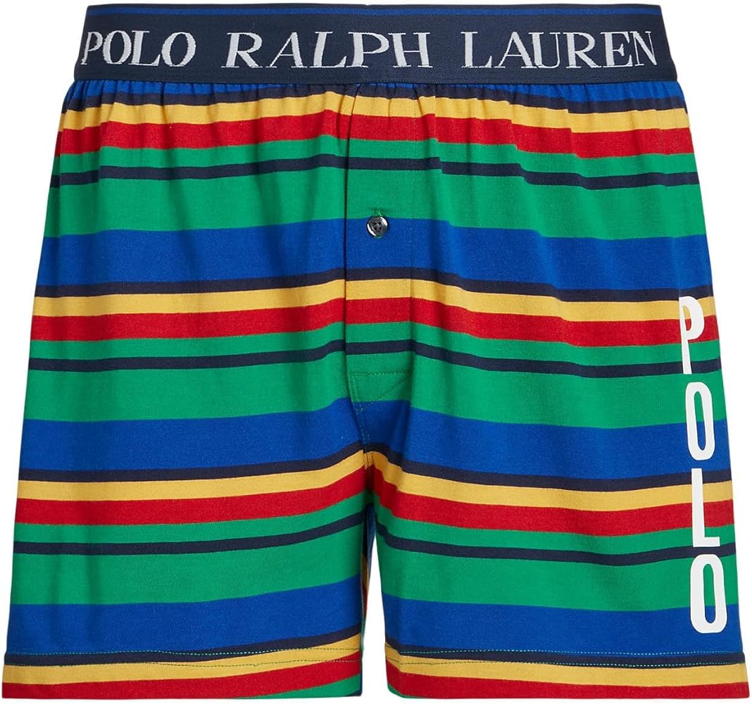 Polo Ralph Lauren Mens Cotton Modal Exposed Waistband Knit Boxer