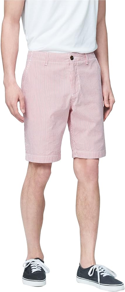 AEROPOSTALE Mens Corded Casual Walking Shorts, Red, 38