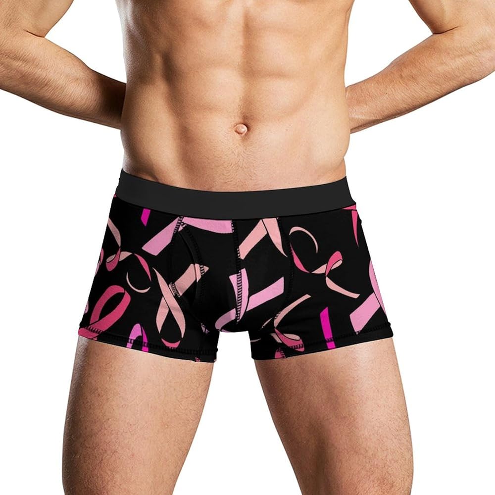 Ribbon Soft Mens Underwear Boxer Briefs Stretch Classic Basic Panties