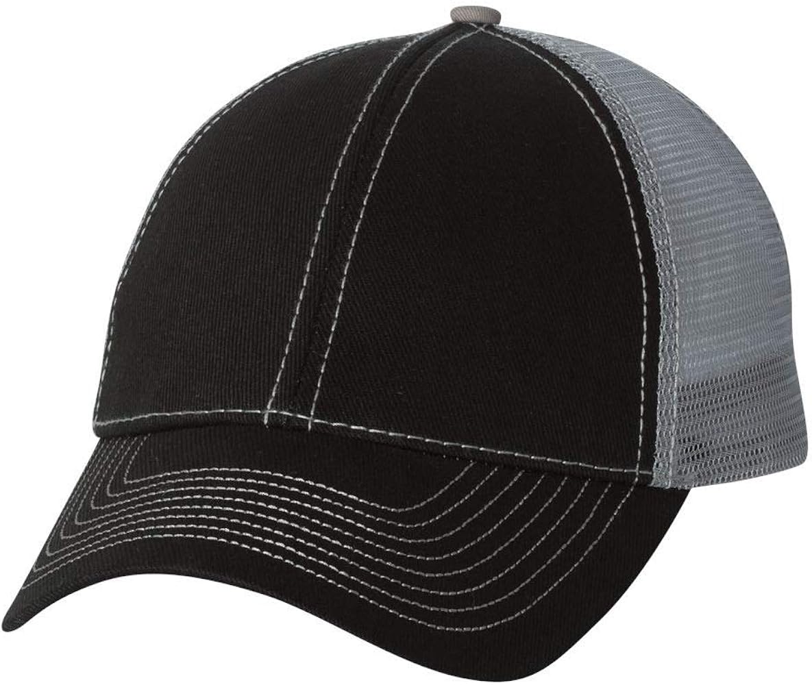 7641 - Heavy Cotton Twill Front Trucker Cap