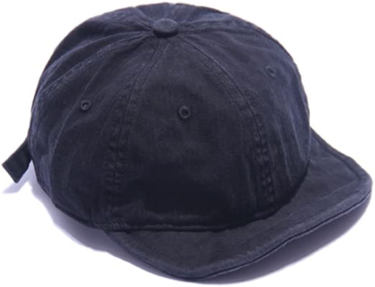 Retro Short Brim Cap Casual Wear Adjustable Sun Hat Soft Brim Baseball Cap Washed to Make Old Soft Top Work Cap Tide