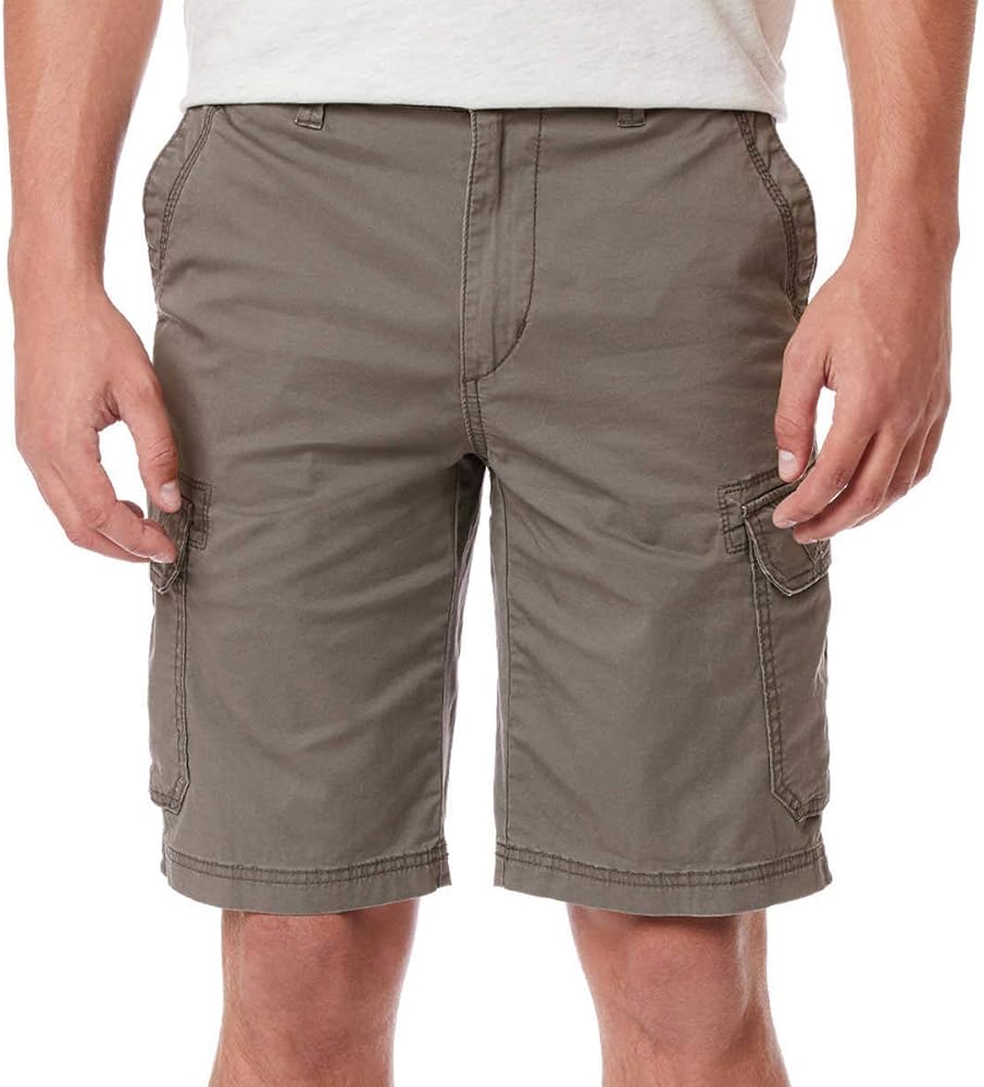 UNIONBAY Mens Lightweight Cargo Shorts with Comfort Stretch (42, Grey Goose 2020)