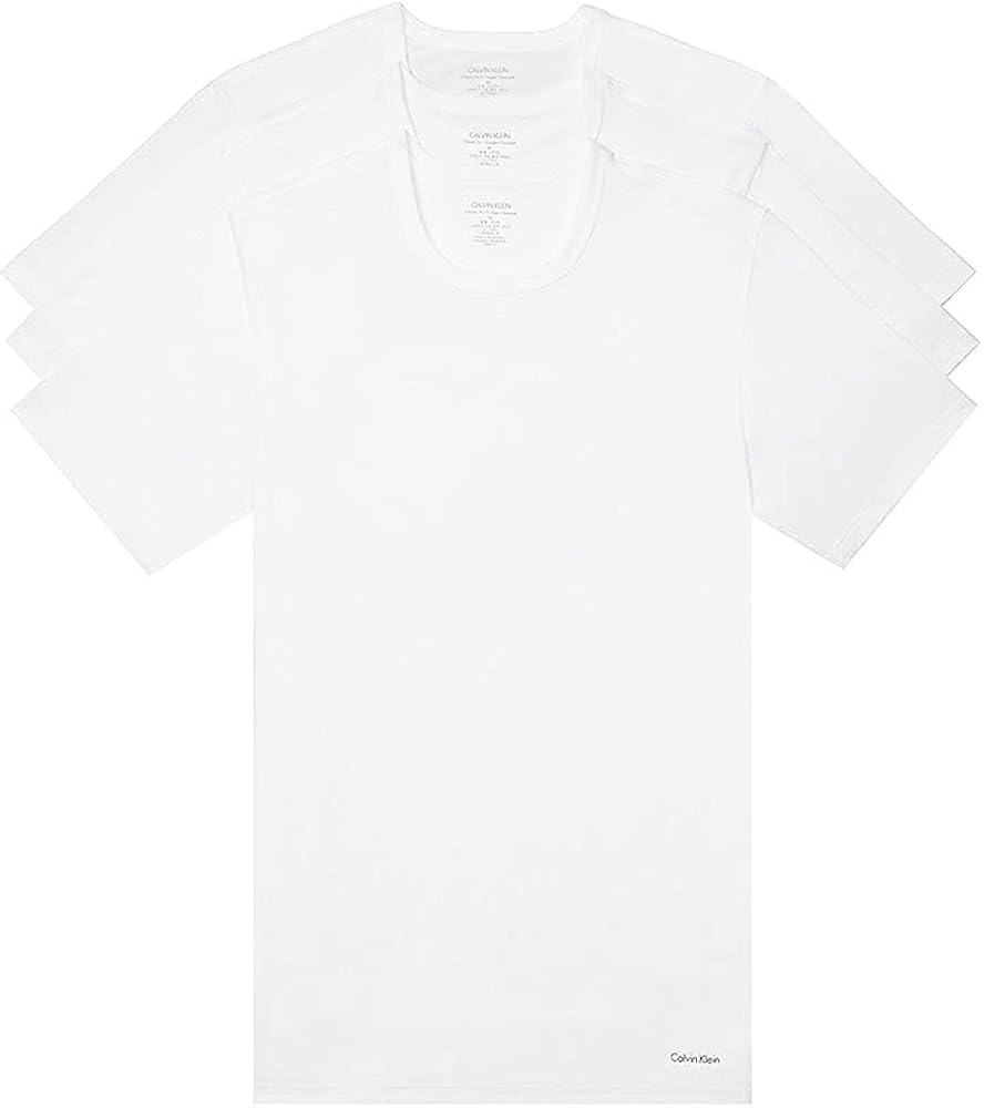 Calvin Klein Men's Cotton Classic 3-Pack Slim Undershirts