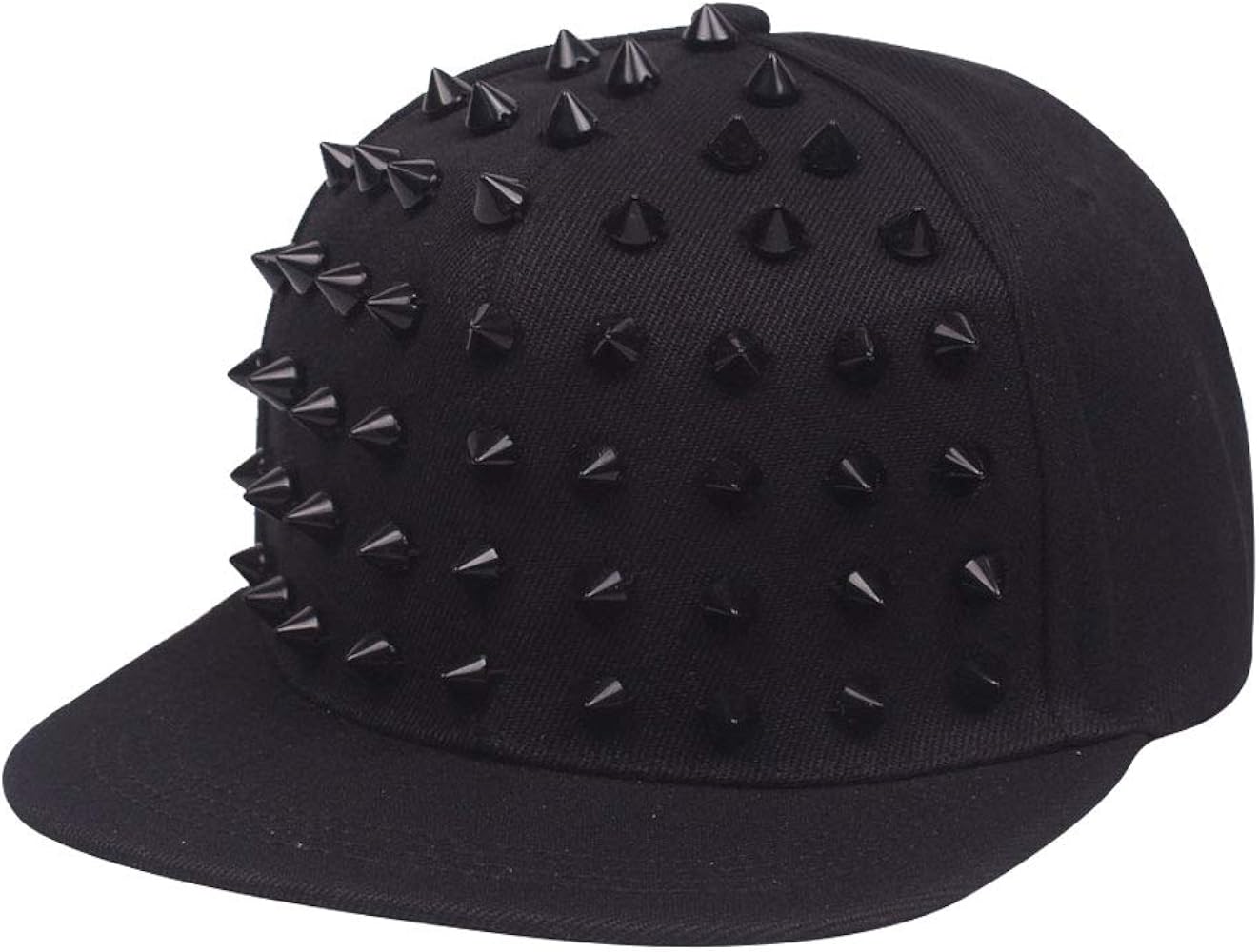 Unisex Punk Studded Baseball Hip-Hop Hat Adjustable Snapback Spike Rivet Stud Cap