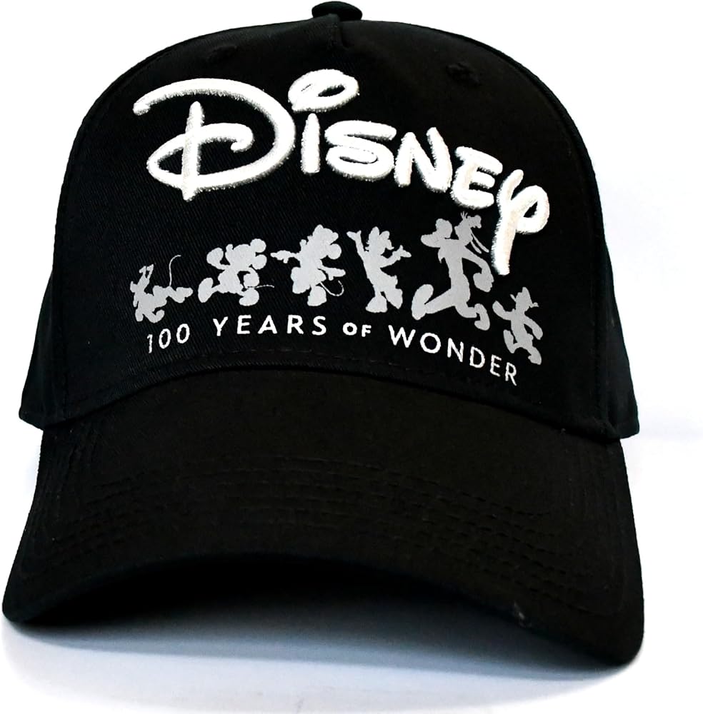 Disney 100 Years of Wonder Baseball Cap, Black