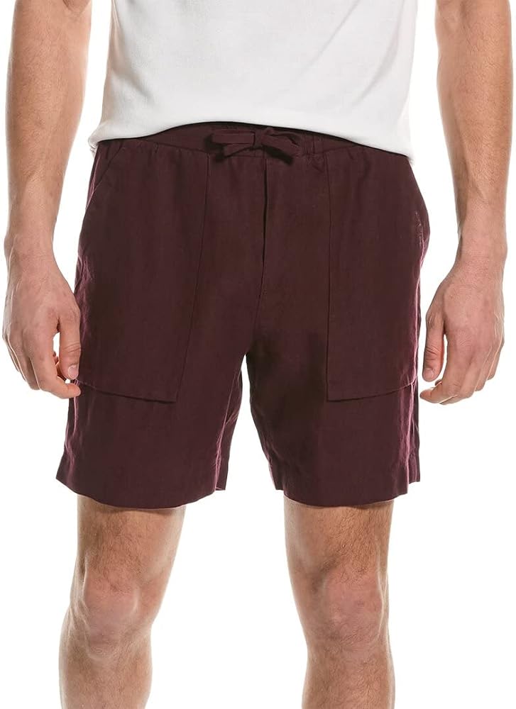 Vince Men's Lightweight Hemp Pull on Short