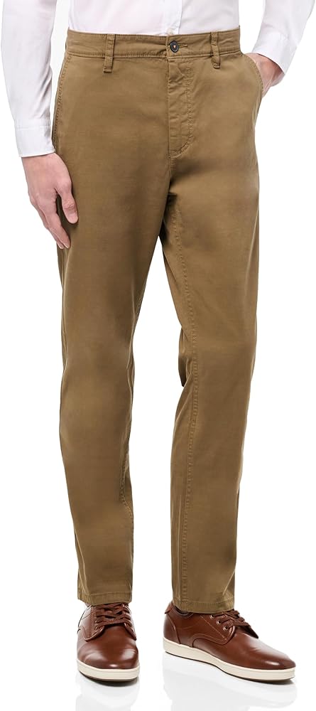 BOSS Men's Cotton Twill Chino Tapered Trousers