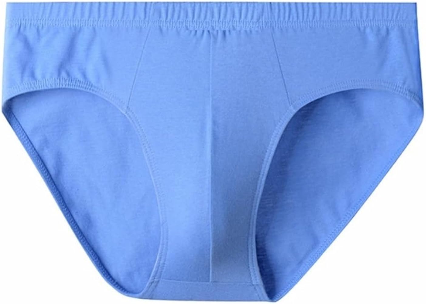 2 Pack Pure Cotton Plus Size Briefs Soft Skin-friendly Mid Waist Underwear For Middle-aged And Elderly Men