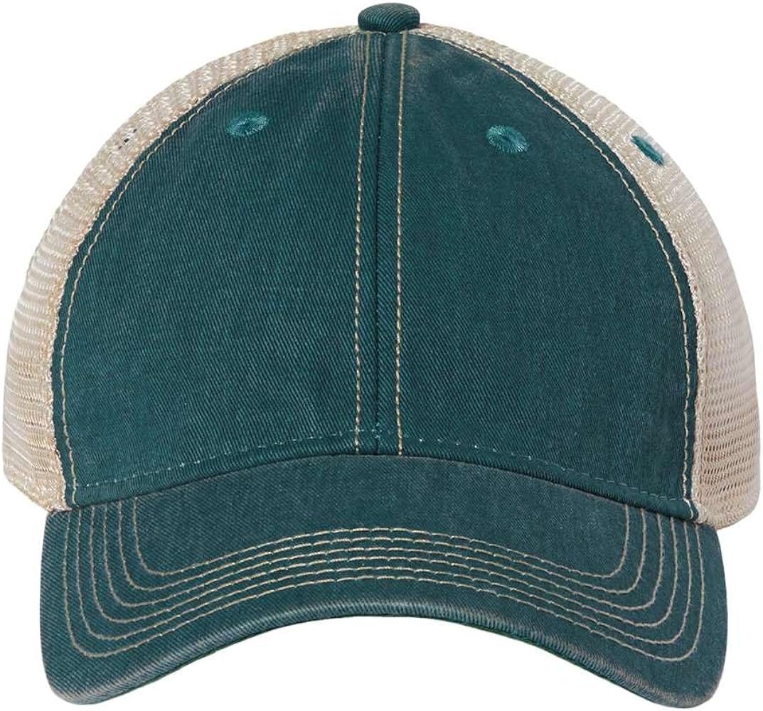 Legacy Old Favorite Trucker Cap, One Size, Marine Blue-Khaki