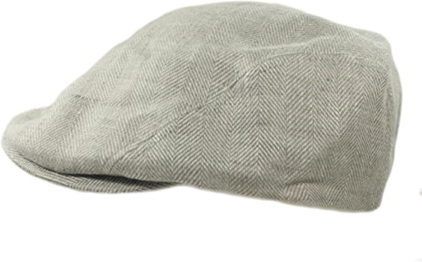 Irish Linen Newsboy Hat, Slim Fit Flat Cap for Men, Lightweight, Ivy, Scally, Gatsby, Cabbie Style, Imported from Ireland