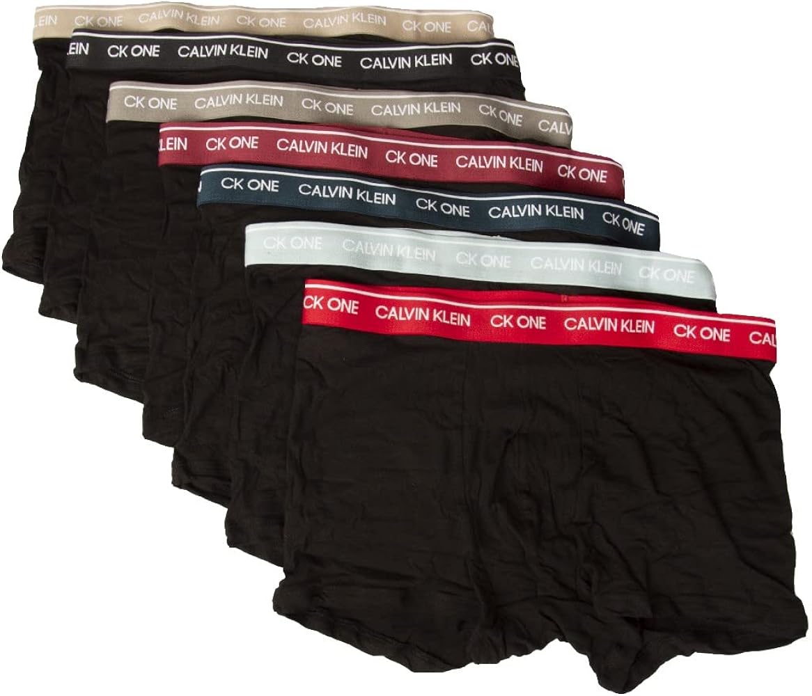 Calvin Klein CK men's boxer 7-piece pack visible elastic stretch cotton article NB2860A