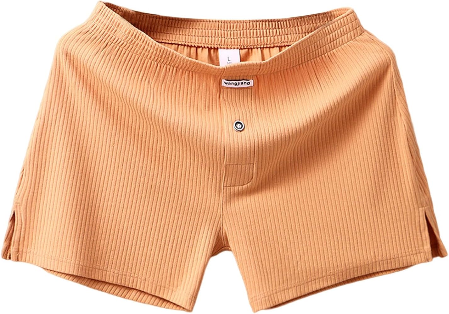 Men's Boxer Briefs Stretchy Breathable Cotton Comfy Underwear Regular Soft Touch with Odor Control Yellow