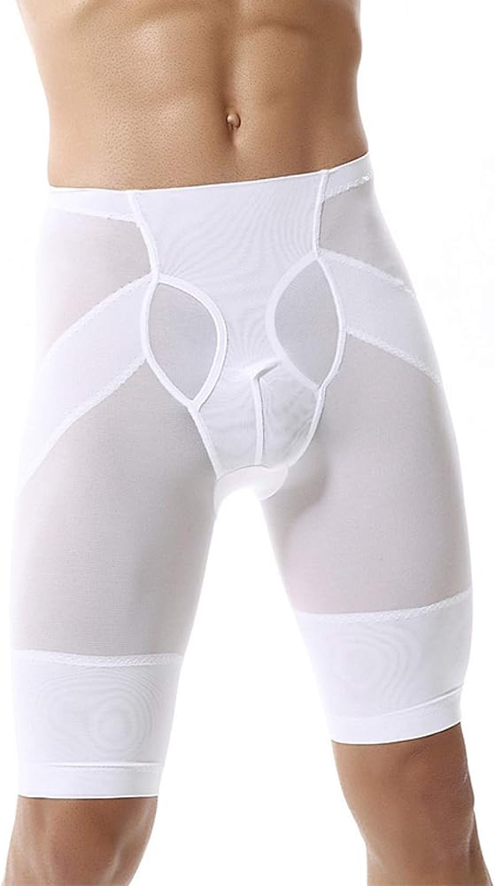 Men Tummy Control Shorts Shapewear High Waist Leg Tummy Control Girdle Body Shaper Underwear