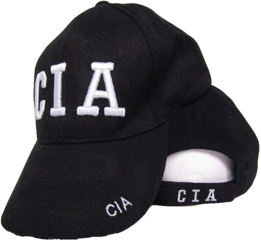 Embroidered 3D USA CIA Central Intelligence Agency Hat Baseball Cap Multi